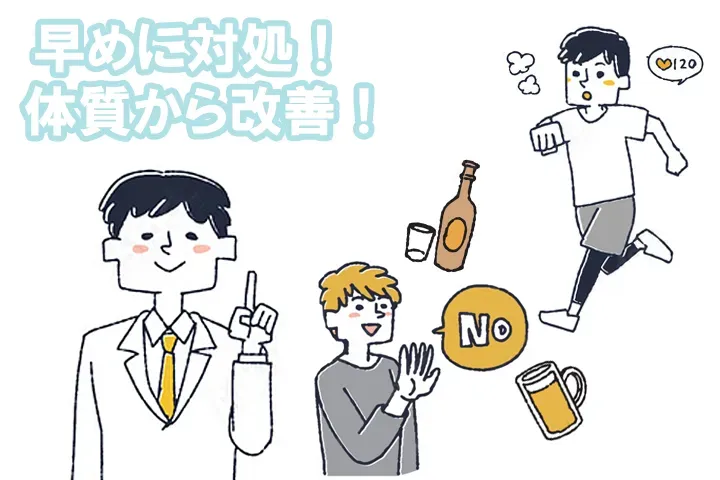 重症化の対処、予防