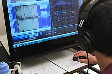 音響療法のCD作成